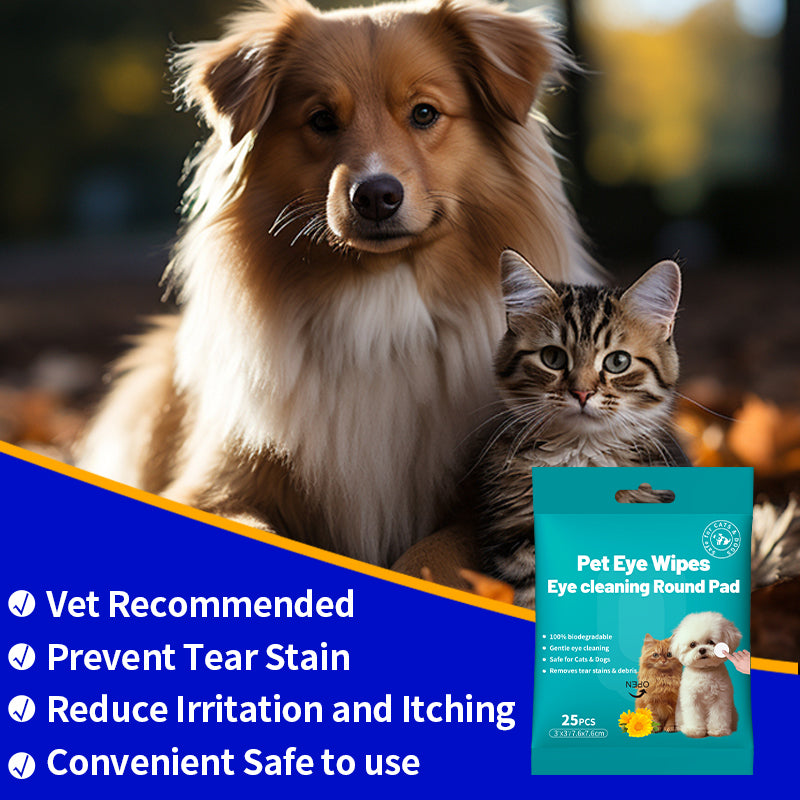 Pet Supplies: Eye Wipes for Cats and Dogs
