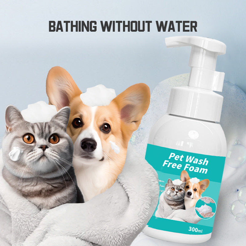 Pet Supplies: No-Rinse Bubble Bath for Cats and Dogs