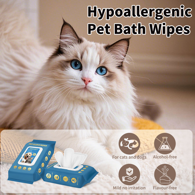 Pet Supplies: Cat and Dog Sanitizing Gloves