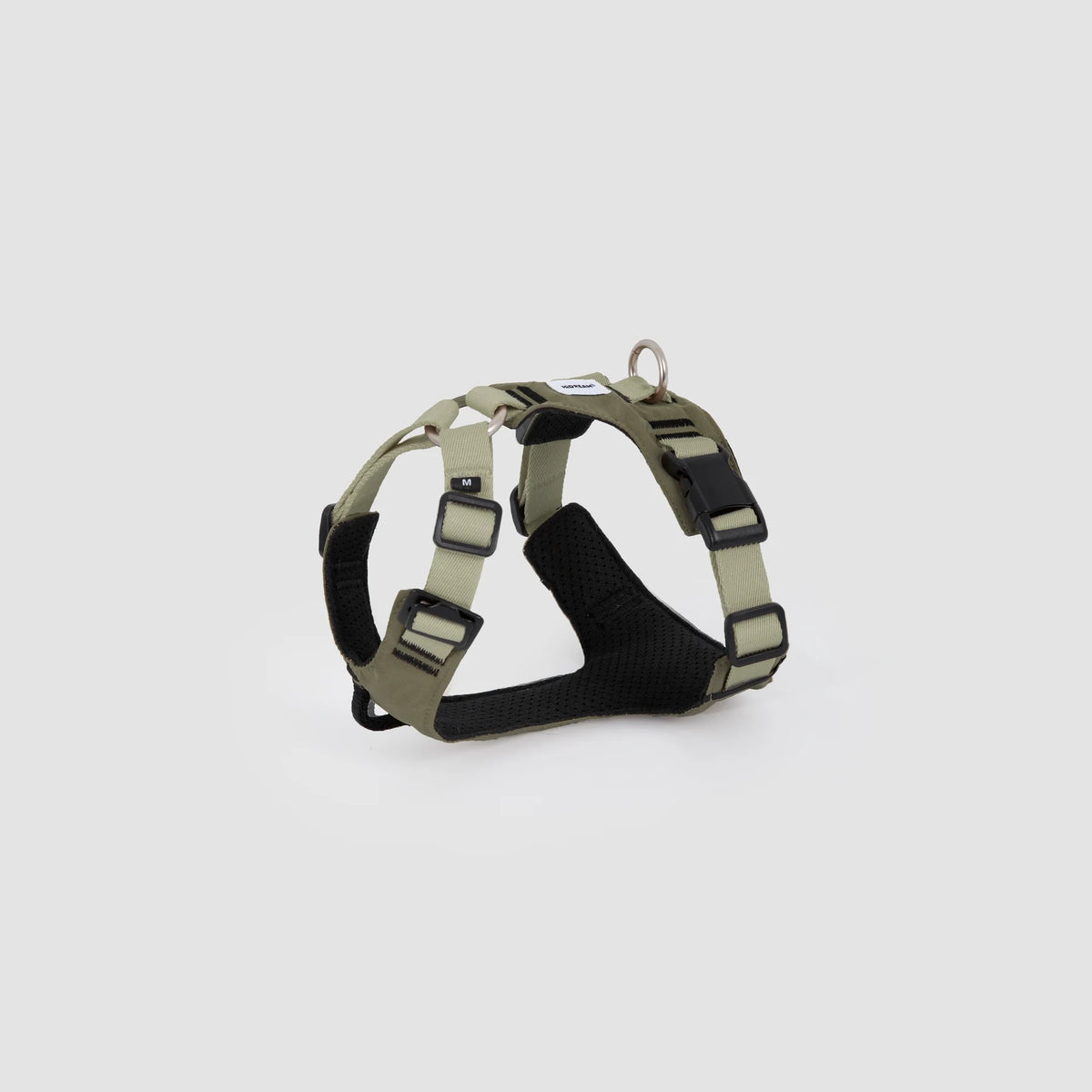 Deep Moss Green harness shown on its own