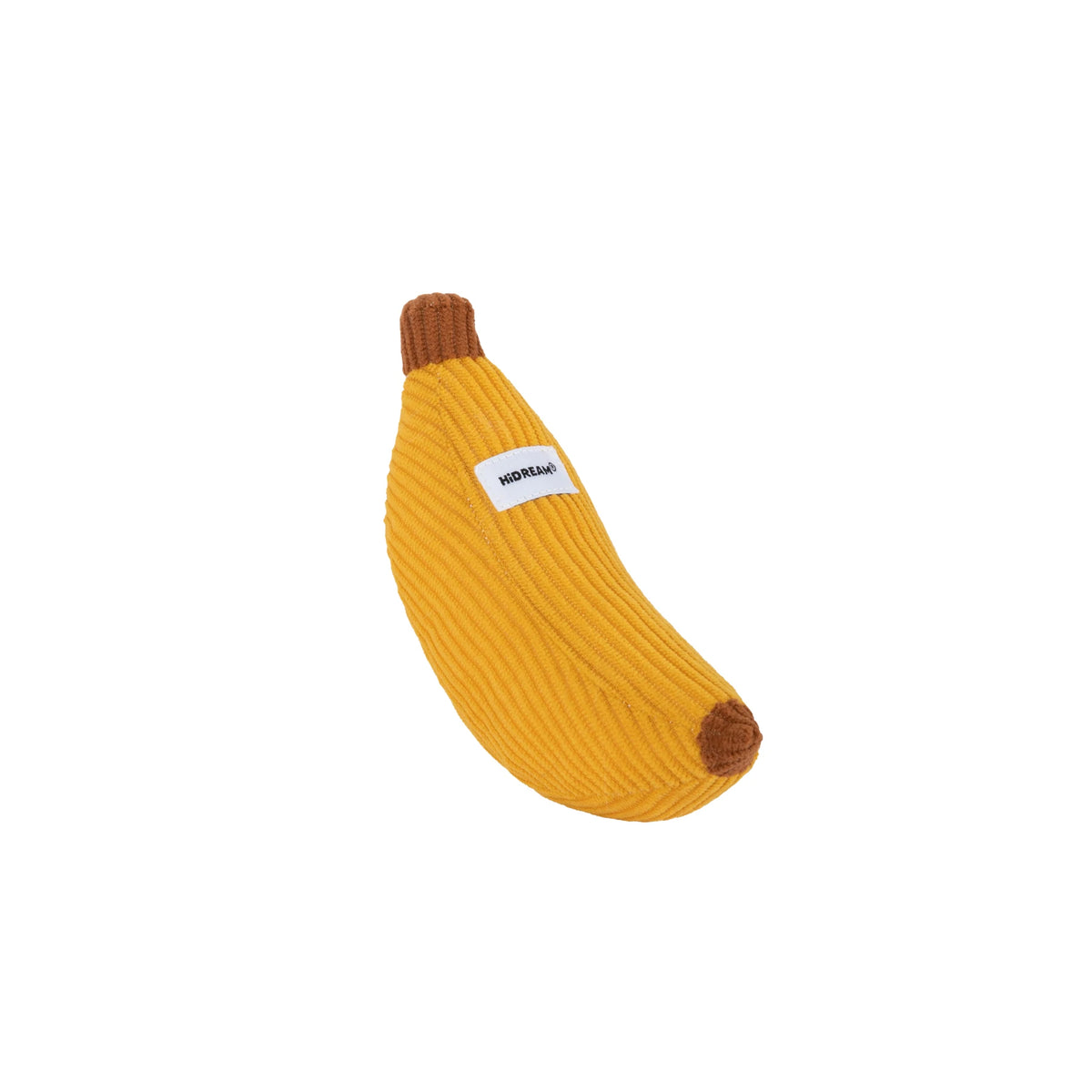 One yellow Banana knitted catnip toy