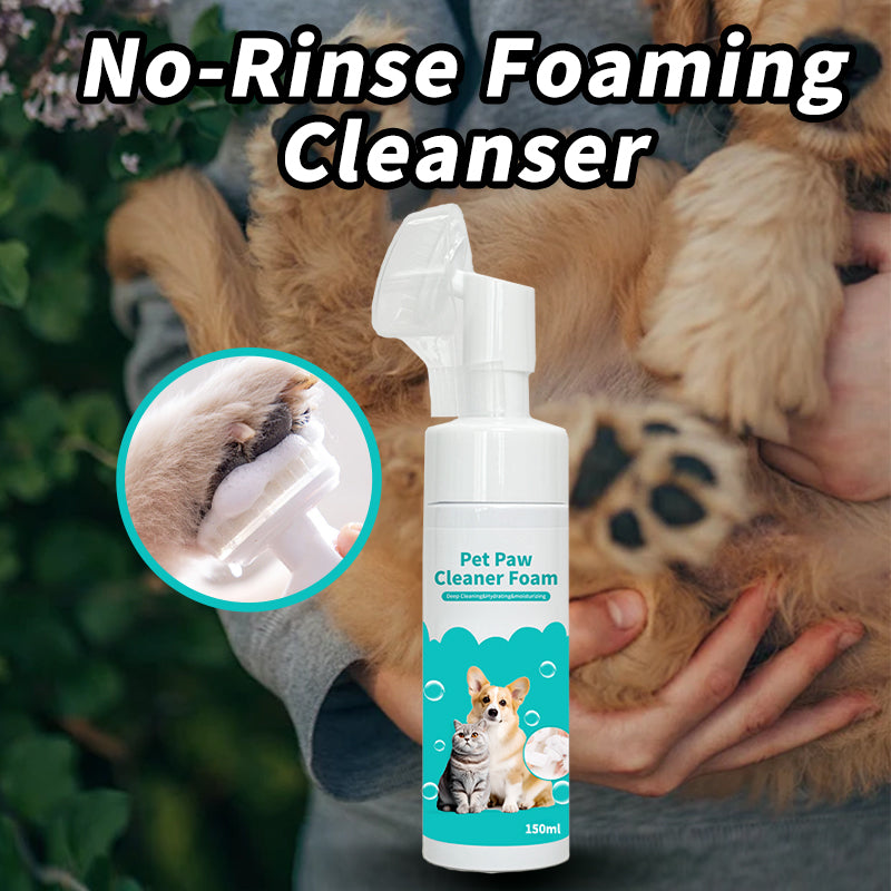 Pet Supplies: Paw Cleansing Foam for Cats and Dogs