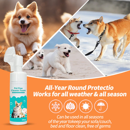 Pet Supplies: Paw Cleansing Foam for Cats and Dogs