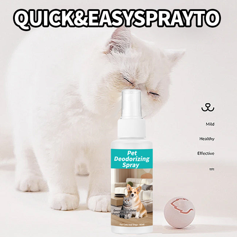 Pet Supplies: Deodorizing Spray for Cats and Dogs （60ml）