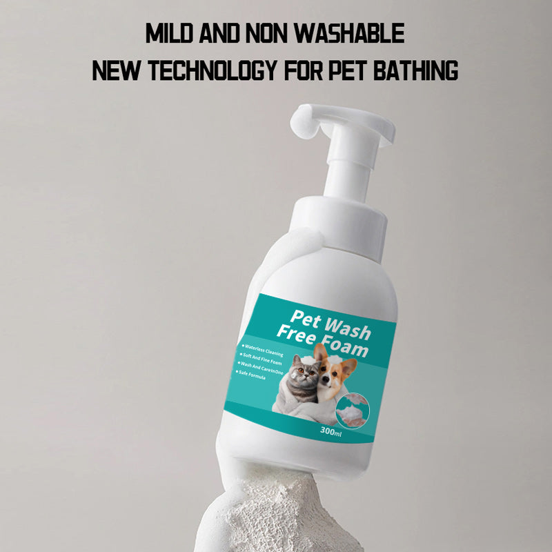 Pet Supplies: No-Rinse Bubble Bath for Cats and Dogs