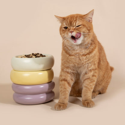 Donut Ceramic Pet Bowl - HiDREAM