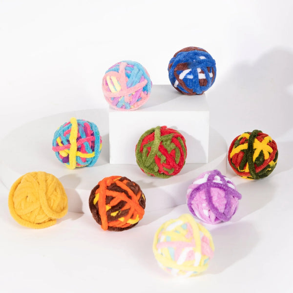 Cat Bell Ball Toys, 9-Pack