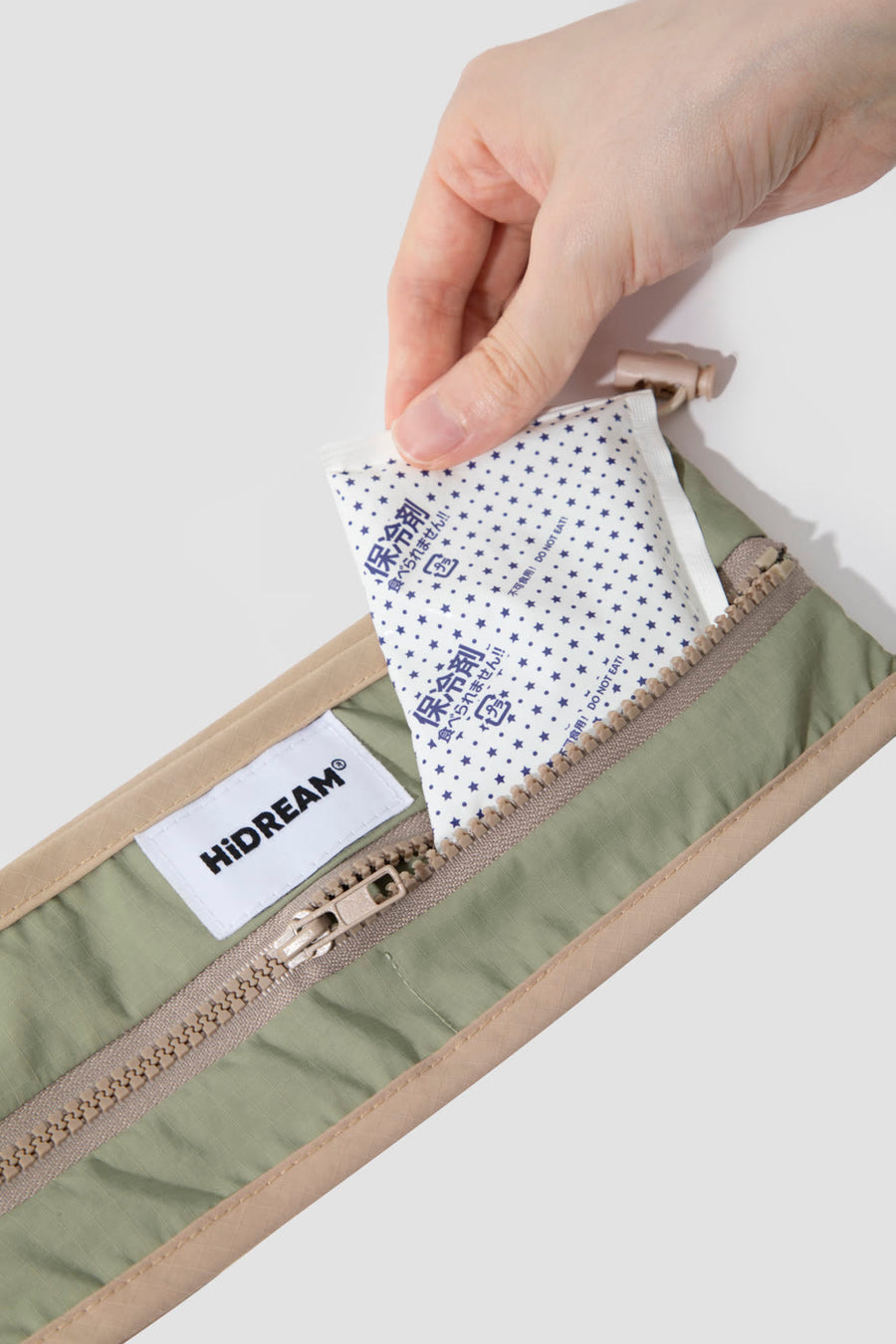 Packs zip inside