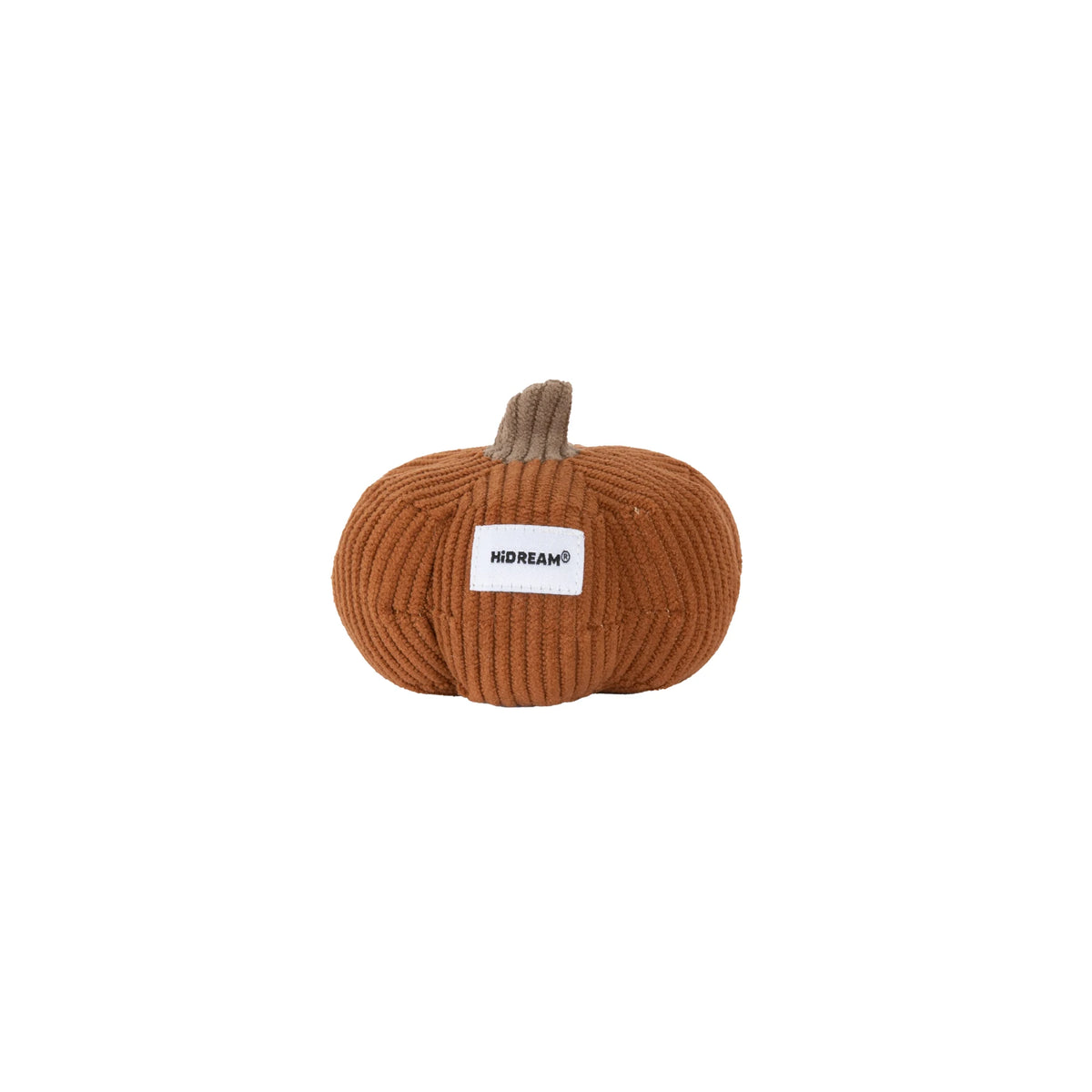 One orange Pumpkin knitted catnip toy