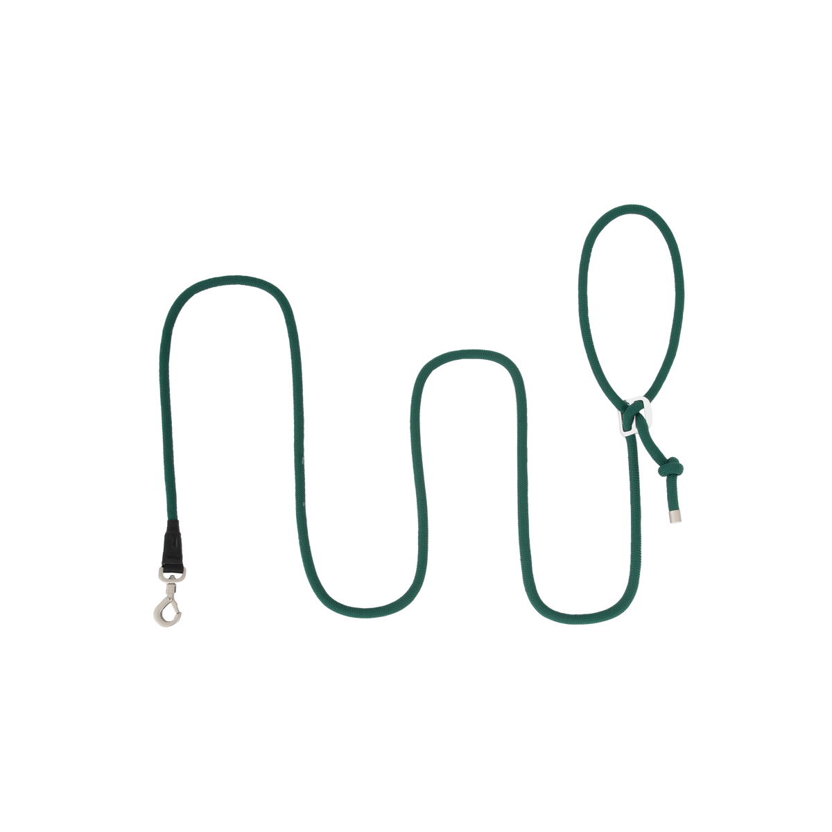 Turquoise Green adjustable rope leash included in the martingale collar set