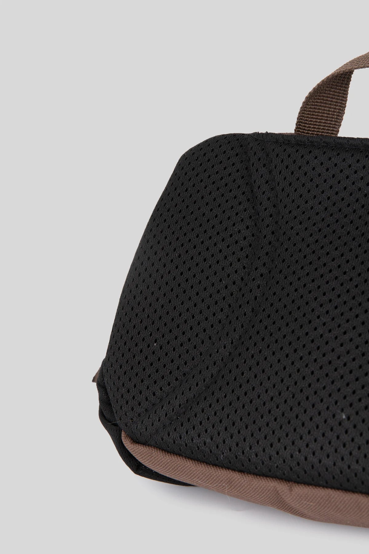 Textured back panel on the walking pack