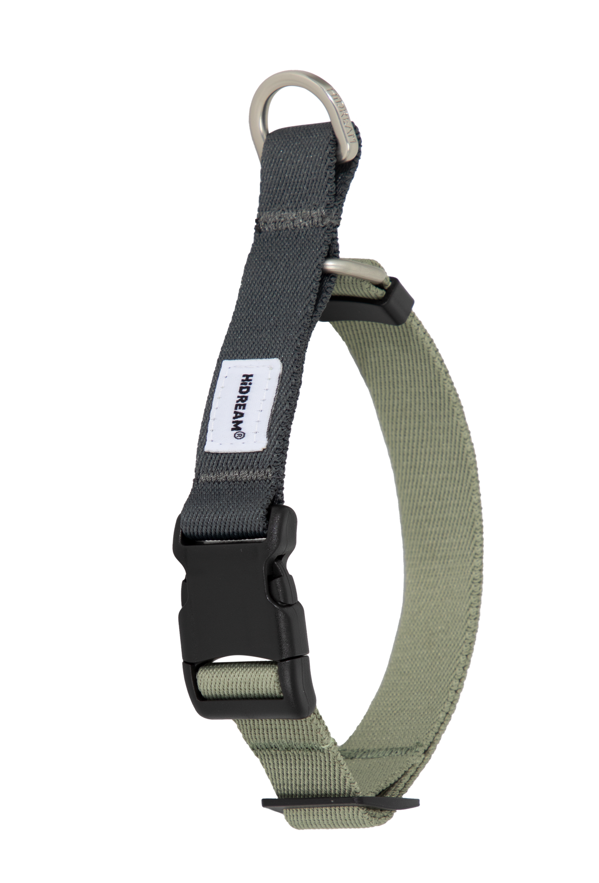 Olive and Gray Valley martingale collar
