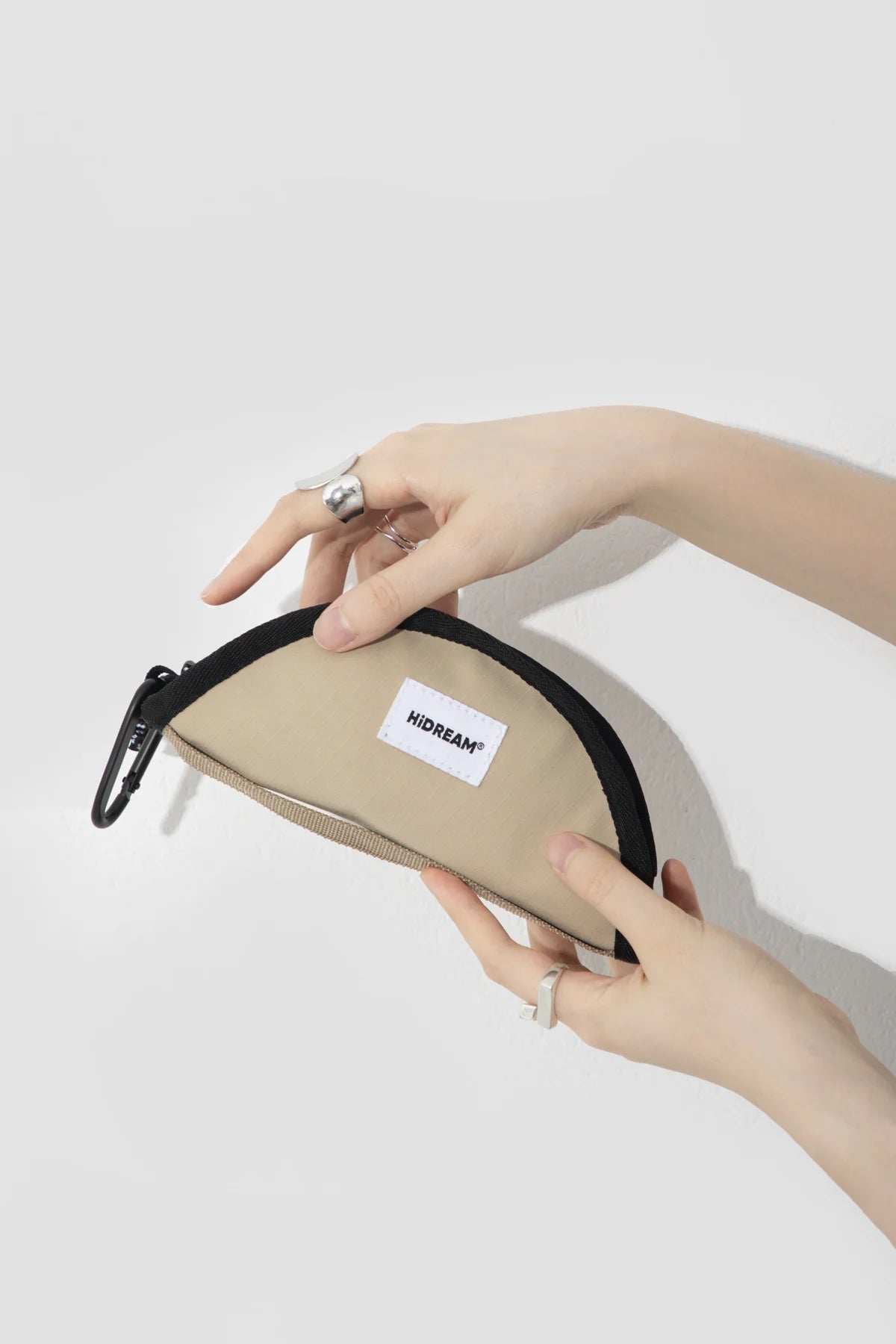 Khaki product in a real product scene